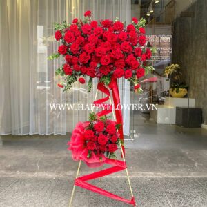 KỆ HOA RED ROSE MIX